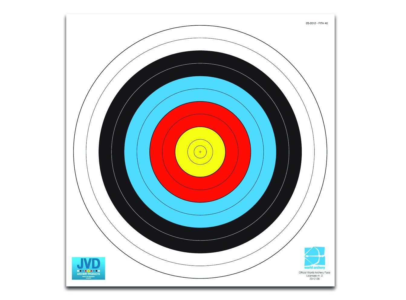 World Archery Federation (WA) - diverse Größen Scheibenauflage, Scheibenauflage - est-bogensport.de
