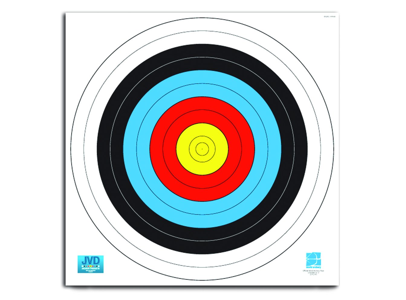 World Archery Federation (WA) - diverse Größen Scheibenauflage, Scheibenauflage - est-bogensport.de